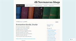 Desktop Screenshot of alinovruzov.com